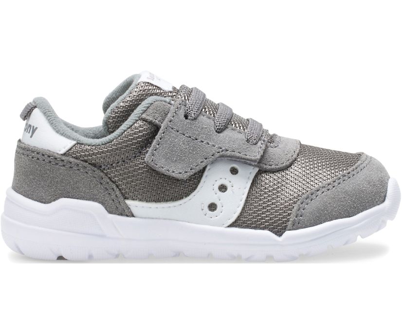 Saucony Jazz Riff Kids' Sneakers Grey / White | Canada 739AHKP